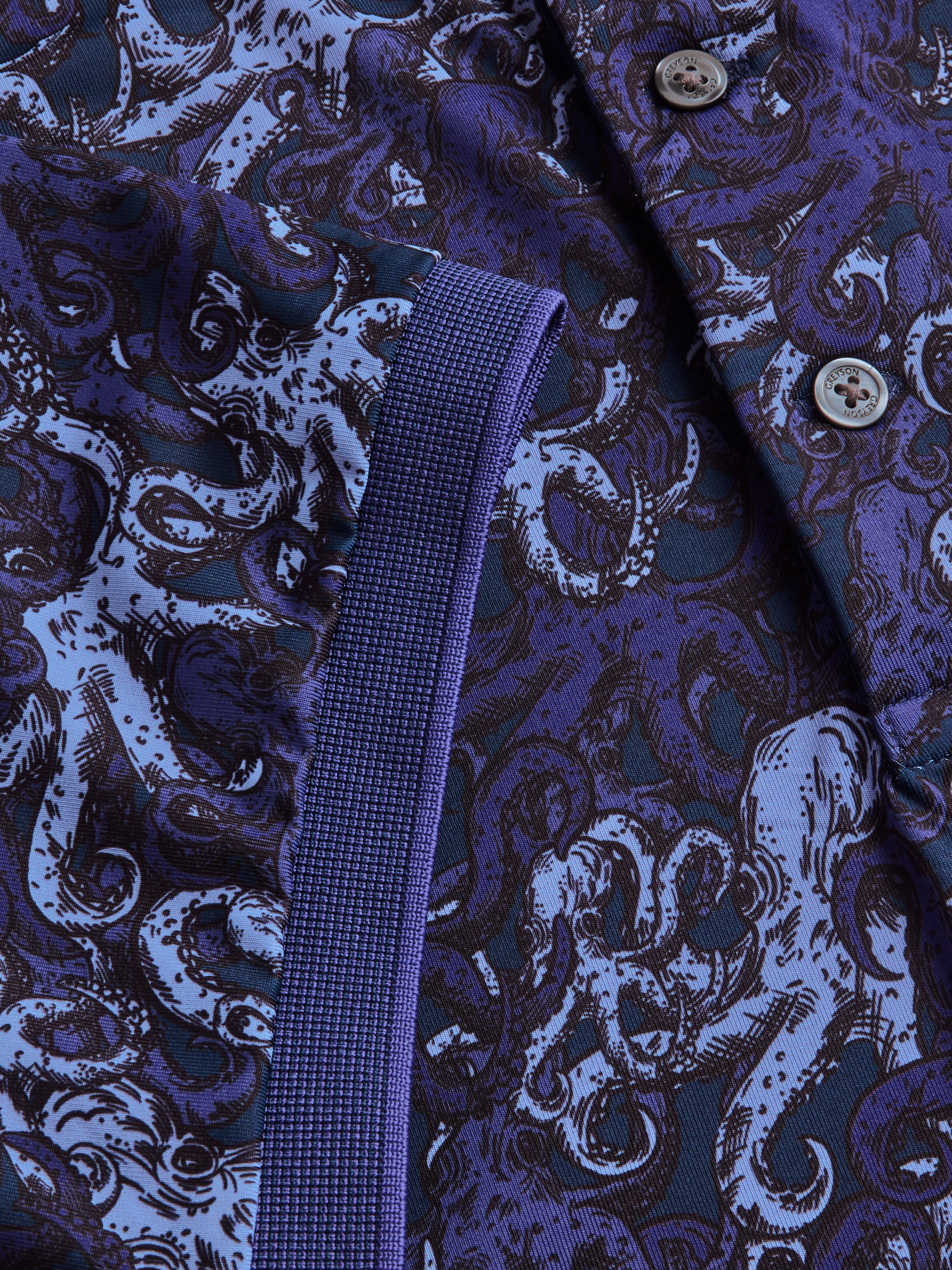 Mens Printed Short Sleeve Men's Polos: Octopaisley Polo
