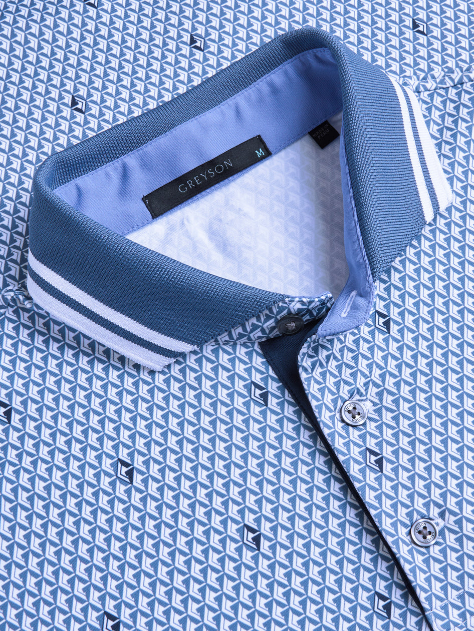 Greyson Clothiers Diamonds All Day Polo in FALCON