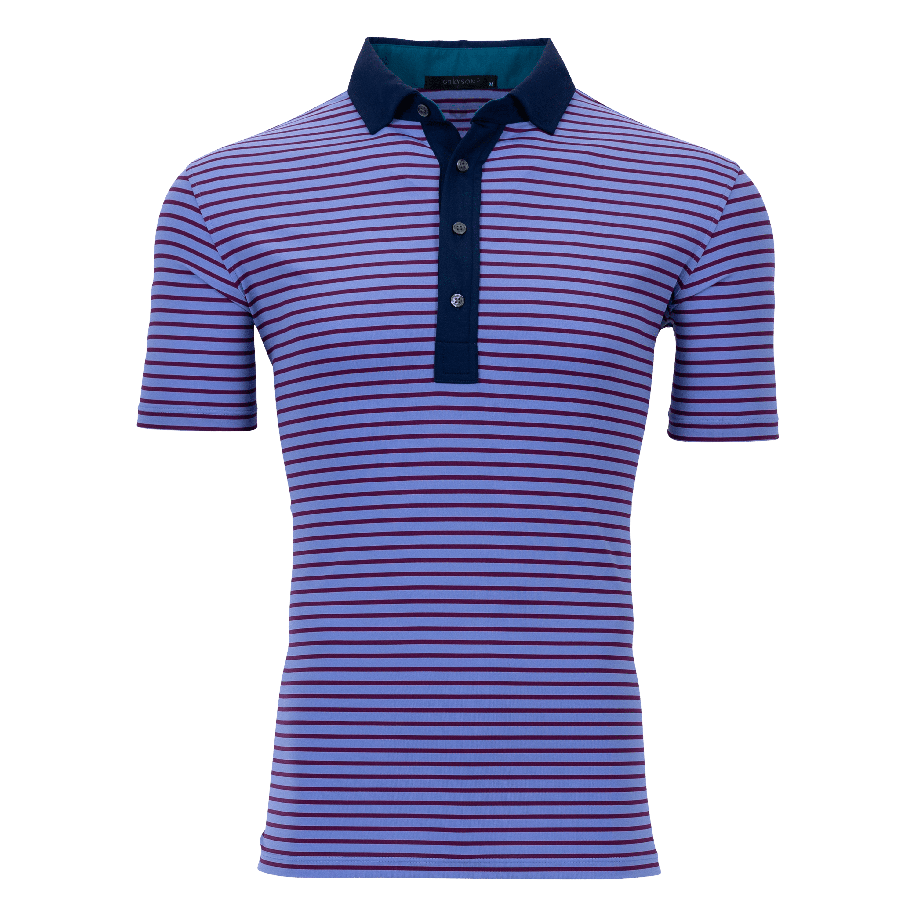 Men's Striped Polo Shirts | Performance Polos | Greyson