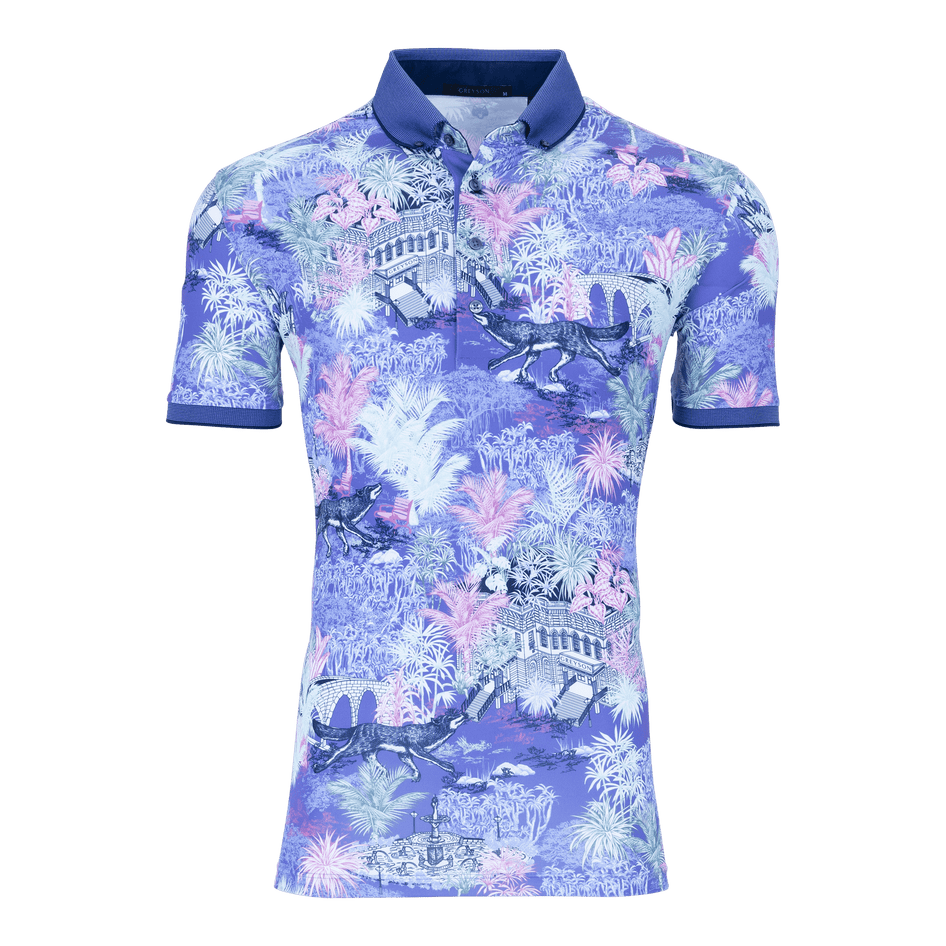 Greyson Clothiers Savannah Nights Polo in KINGFISHER