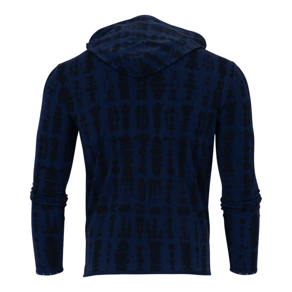 Greyson Clothiers Shibori Colorado Hoodie in MALTESE BLUE