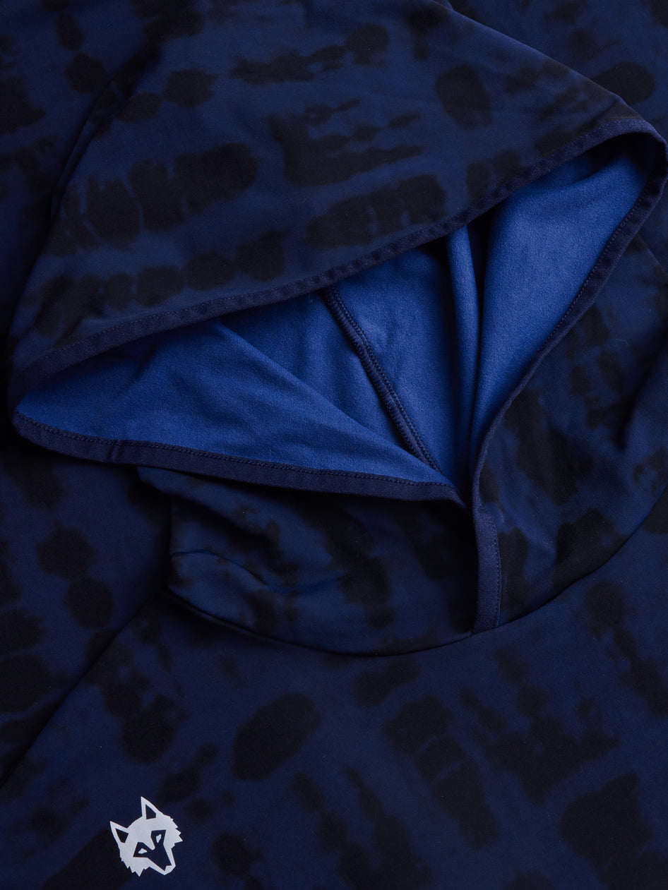 Greyson Clothiers Shibori Colorado Hoodie in MALTESE BLUE