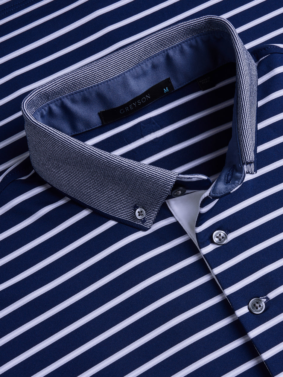 Greyson Clothiers Shadmoor Polo in MALTESE BLUE