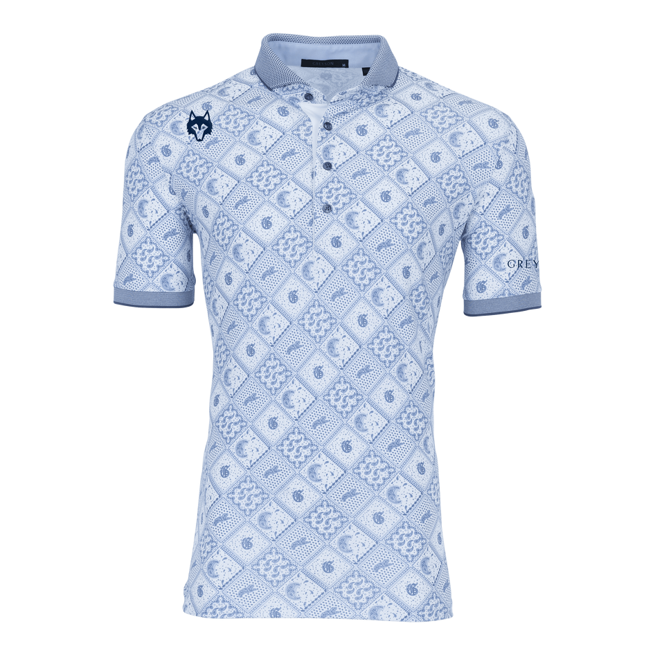 Greyson Clothiers Players Club Bandana Diaries Polo in ARCTIC
