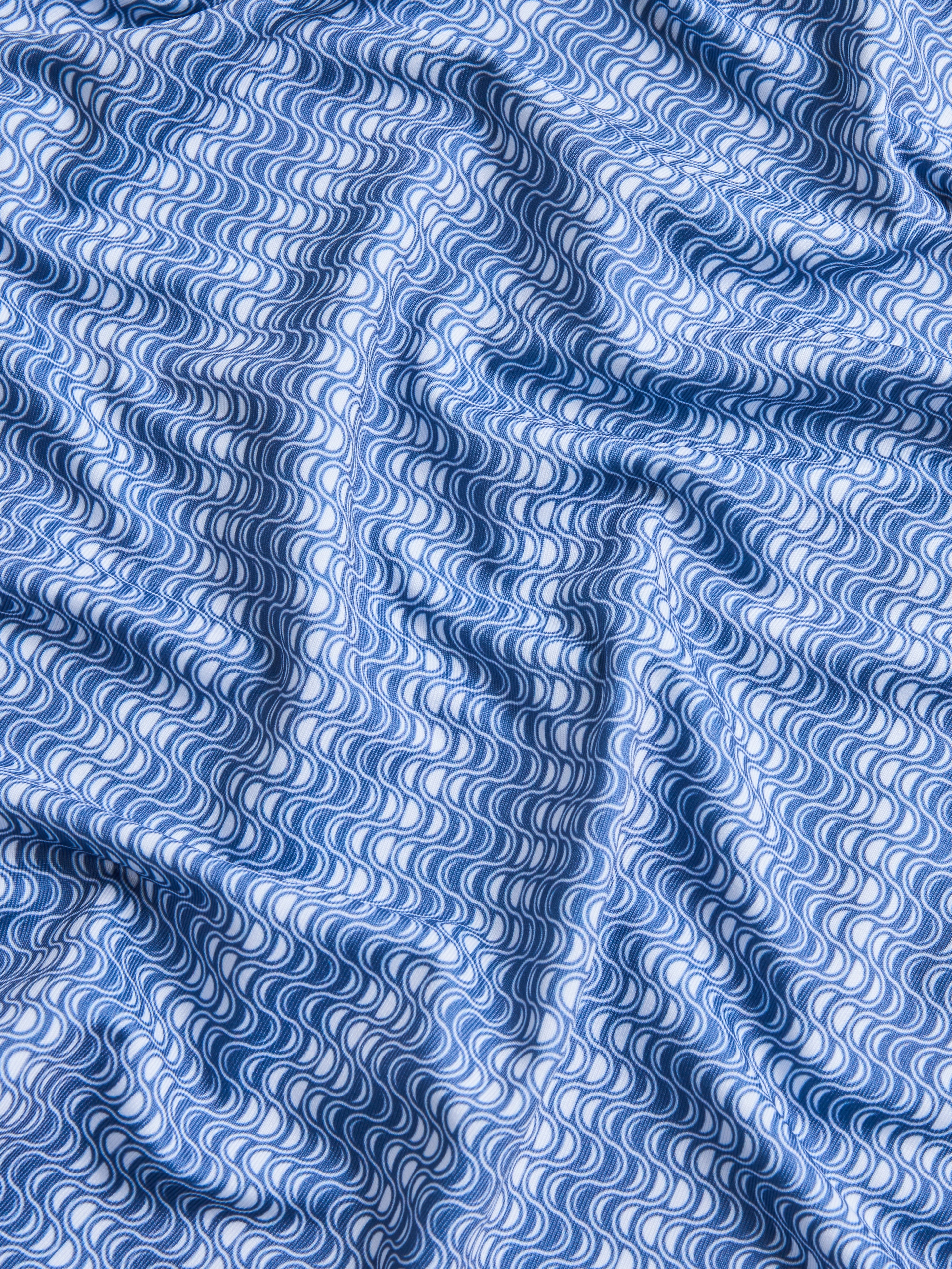 Mens As The Waves Glow Short Sleeve Polo - Performance