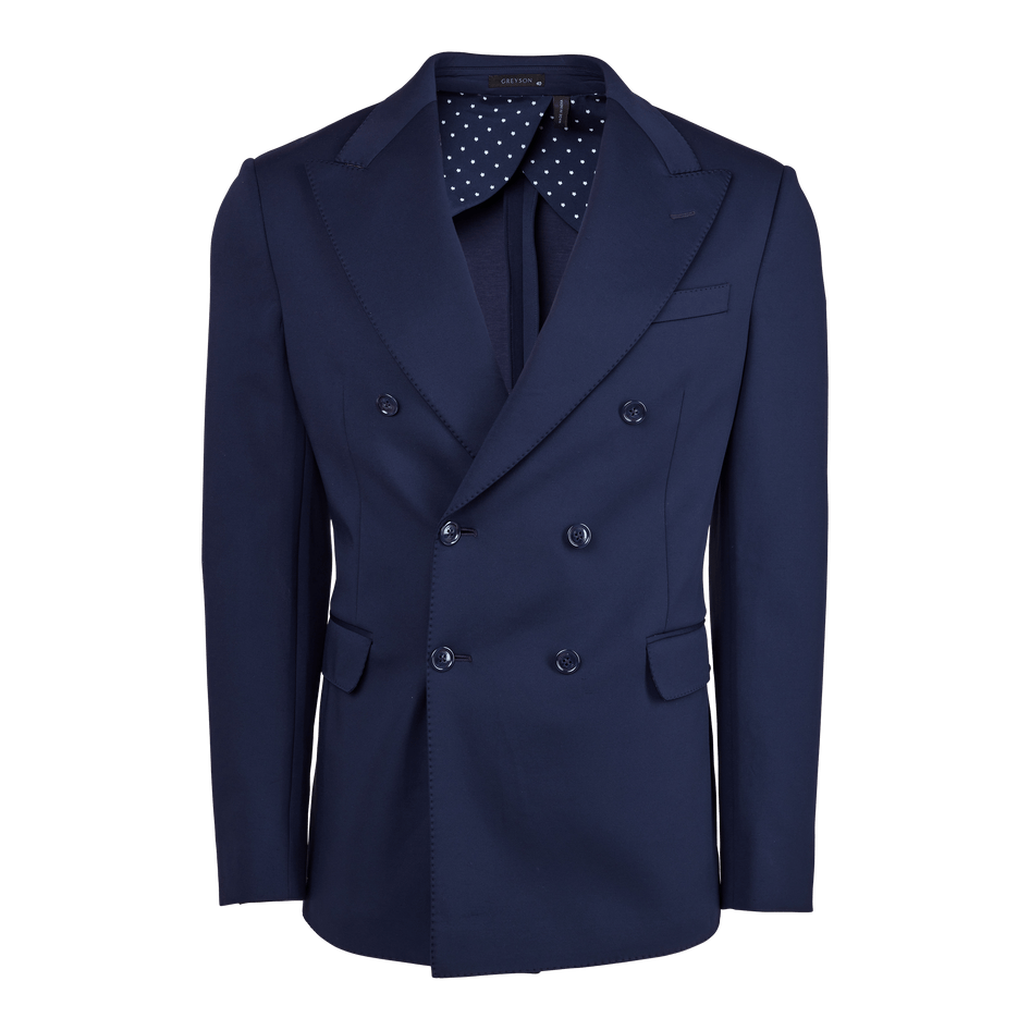 Greyson Clothiers Sequoia Double Breasted Sport Coat in MALTESE BLUE