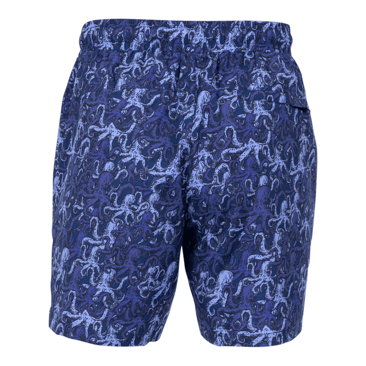 Greyson Men's Octopaisley Torch Swim Shorts - Purple Multi - Size Small