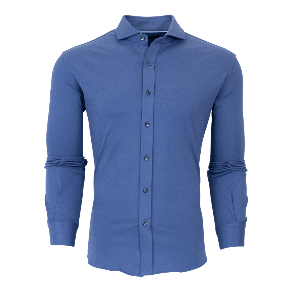 Greyson Clothiers Woodward Pique Shirt in FALCON