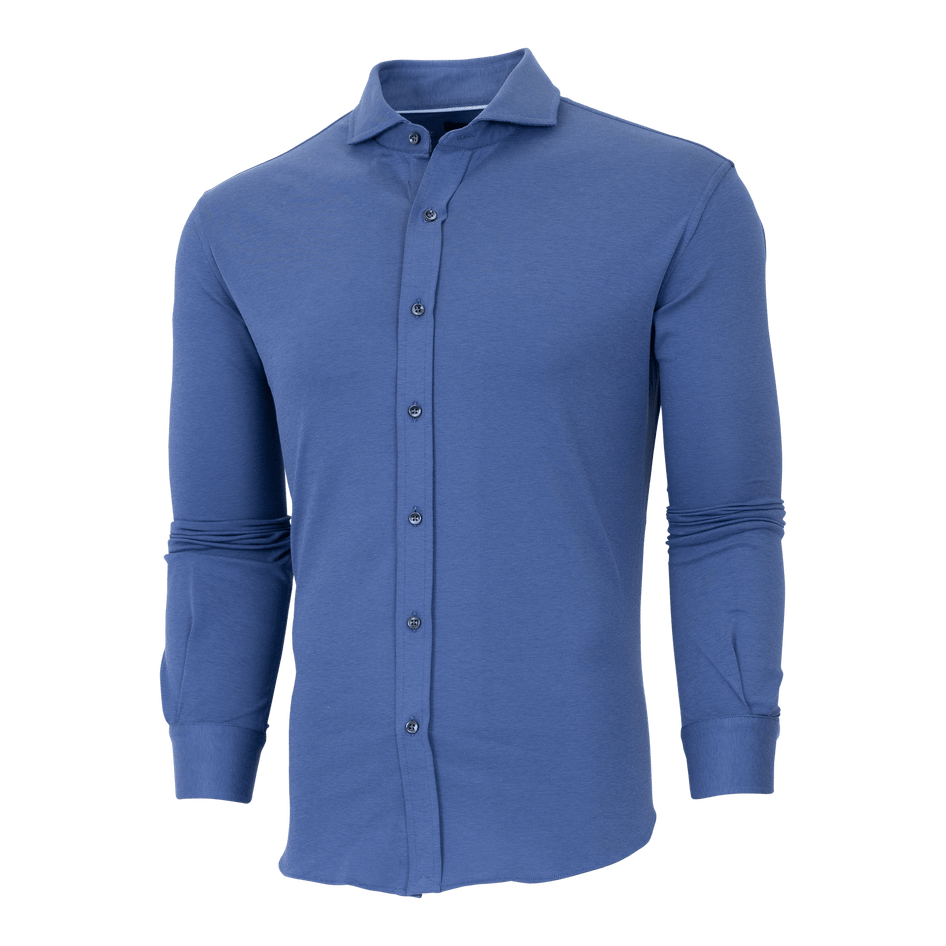 Greyson Clothiers Woodward Pique Shirt in FALCON