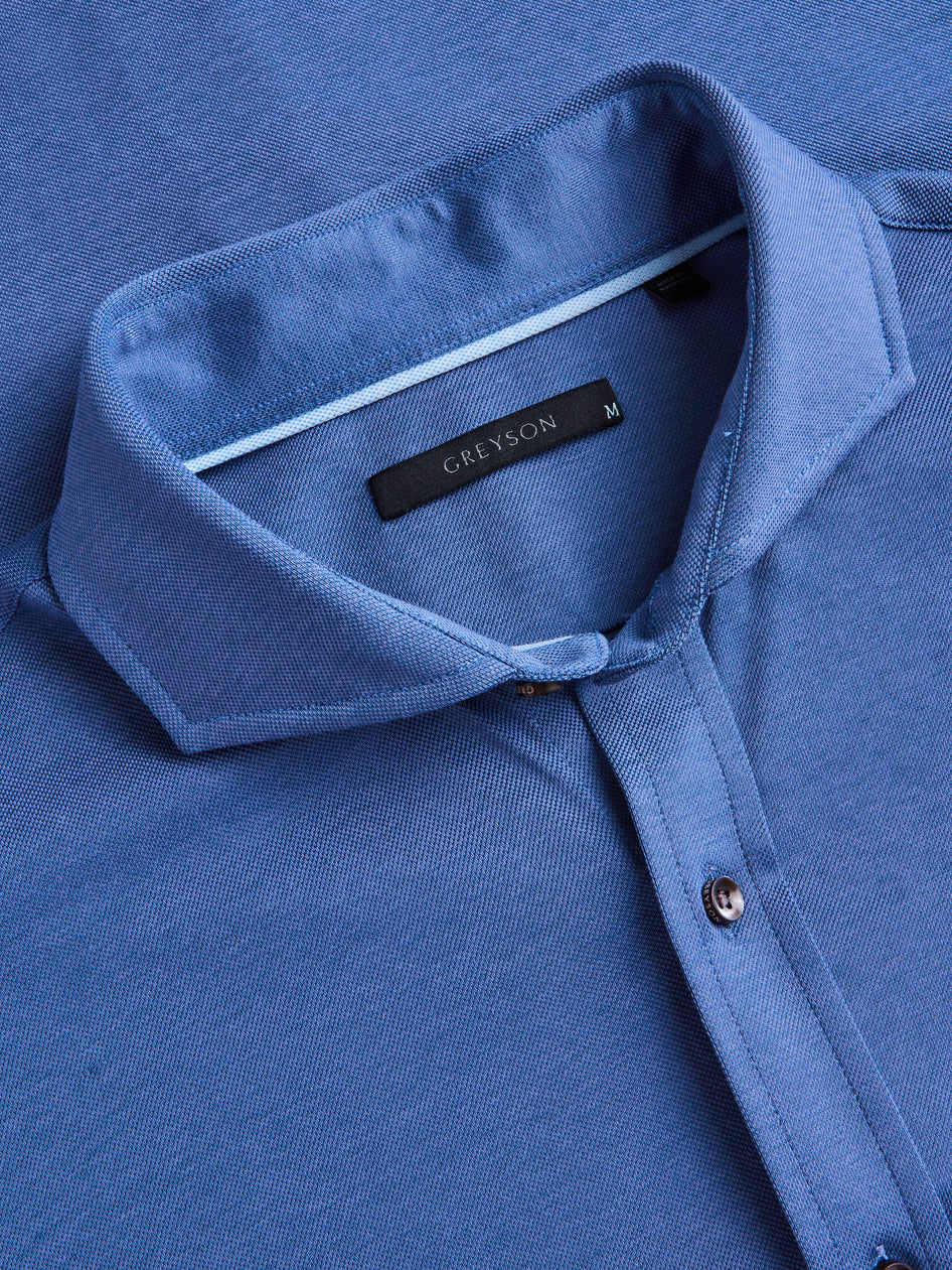 Greyson Clothiers Woodward Pique Shirt in FALCON