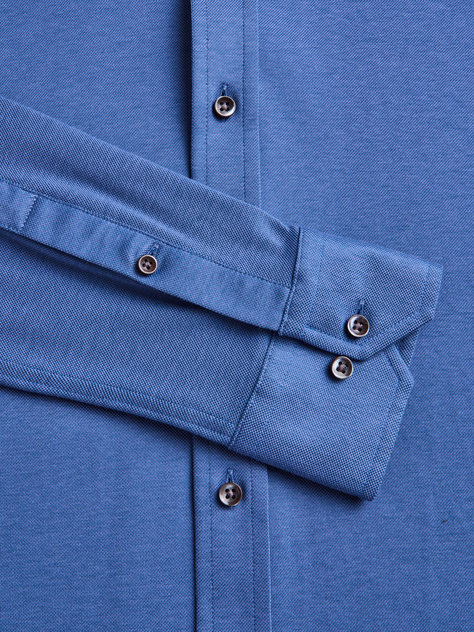 Greyson Clothiers Woodward Pique Shirt in FALCON