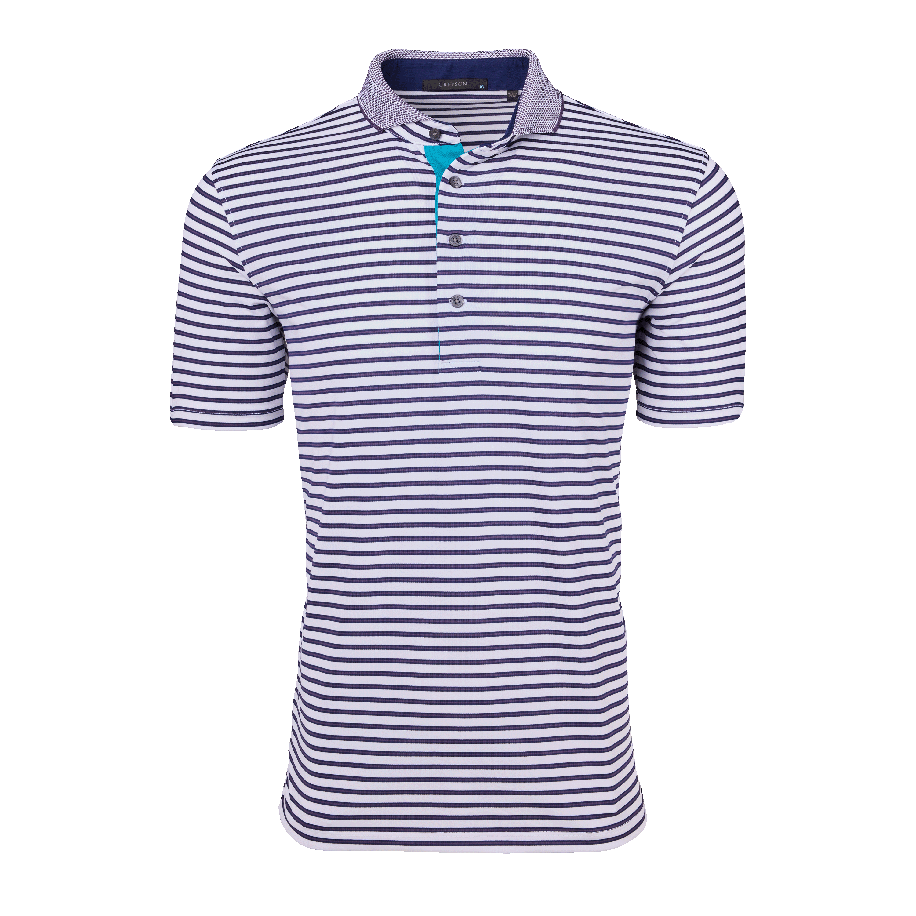 Mens Striped Short Sleeve Arenal Polo