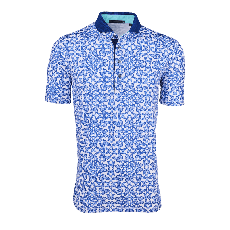 Blue Migration Polo