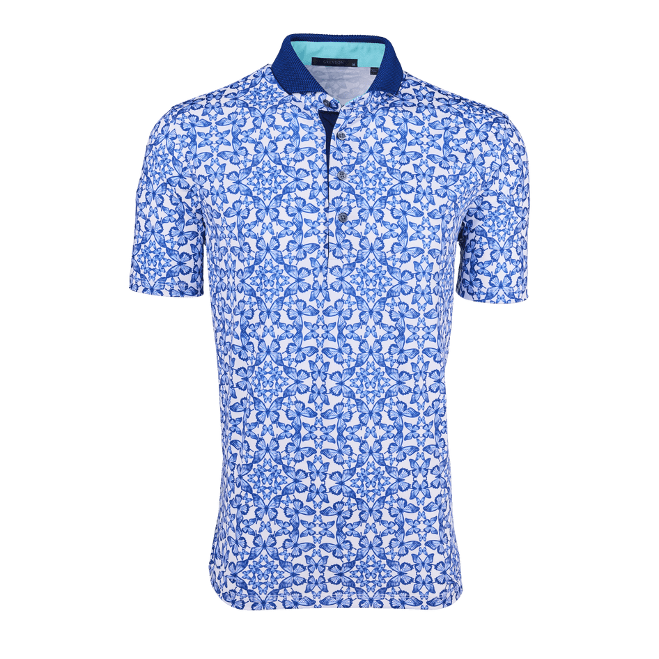 Blue Migration Polo