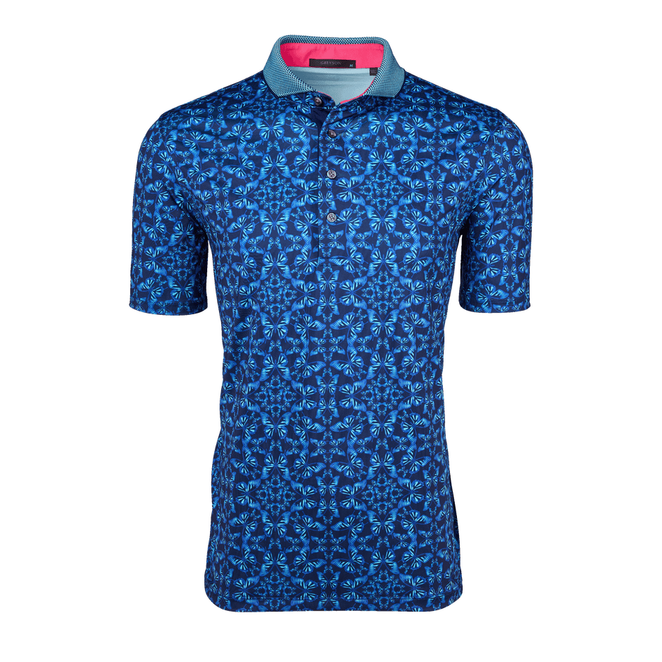 Blue Migration Polo