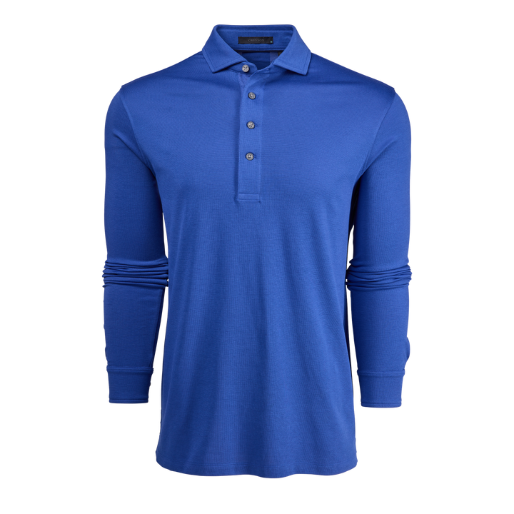 Polo Golf - greyson  OMAHA POLO  Lサイズ Greyson Omaha L/S Polo - Cobalt Sportswear