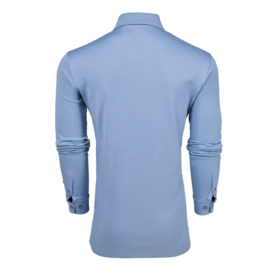 Mens Solid Long Sleeve Omaha Long Sleeve Polo Mens Solid Long Sleeve Omaha Long Sleeve Polo