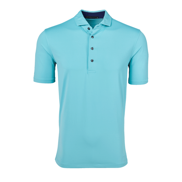 Mens Cayuse Short Sleeve Polo - Performance Knit Polo with Mens Cayuse Short Sleeve Polo - Performance Knit Polo with
