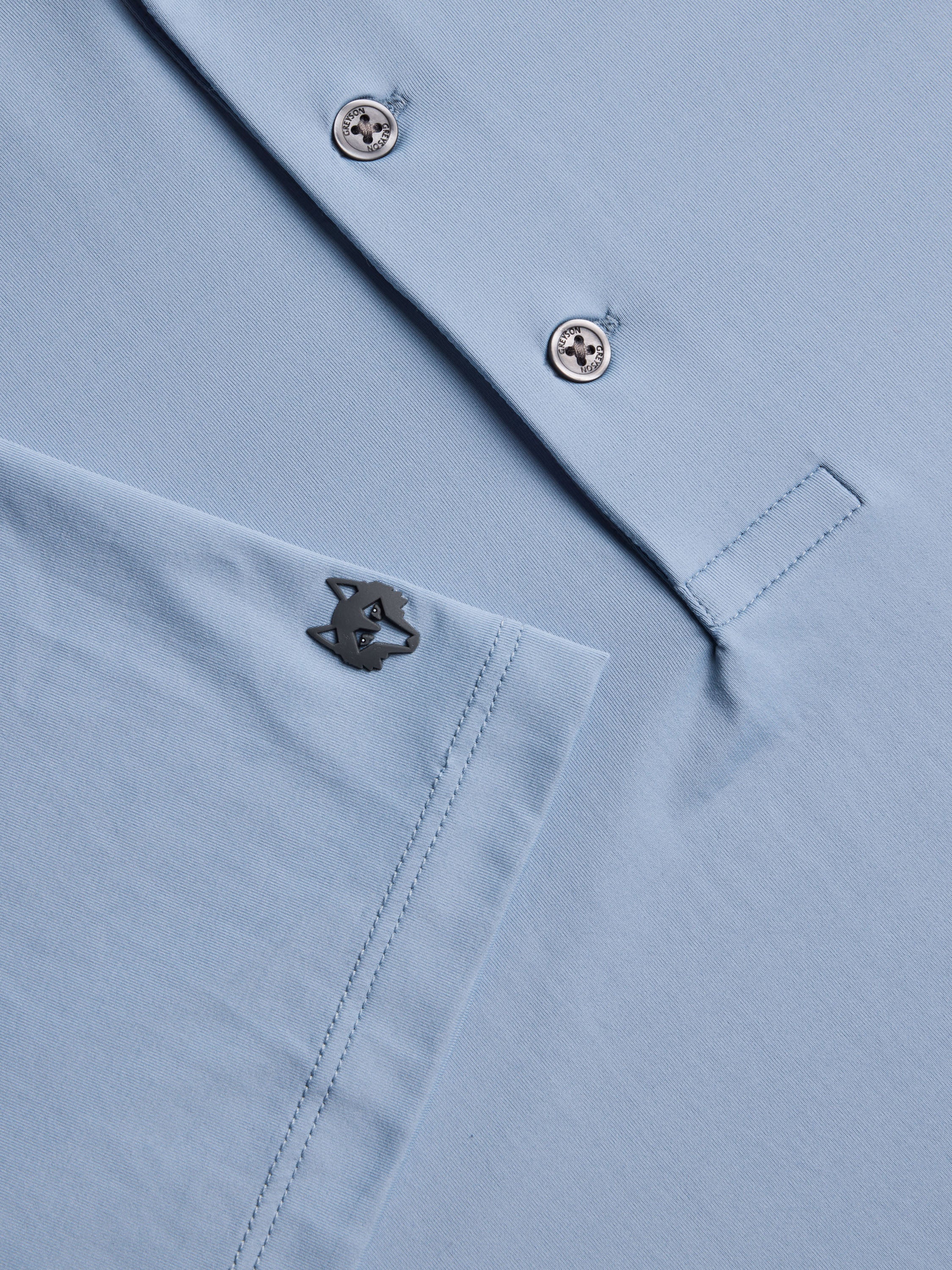 Mens Solid Short Sleeve Mens Performance Button Up Solid