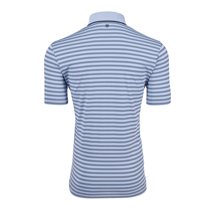 GREYSON グレイソン　人気のHANCOCK STRIPE POLO　M Greyson Hancock Stripe Polo Maltese Blue/Dewberry/Arctic