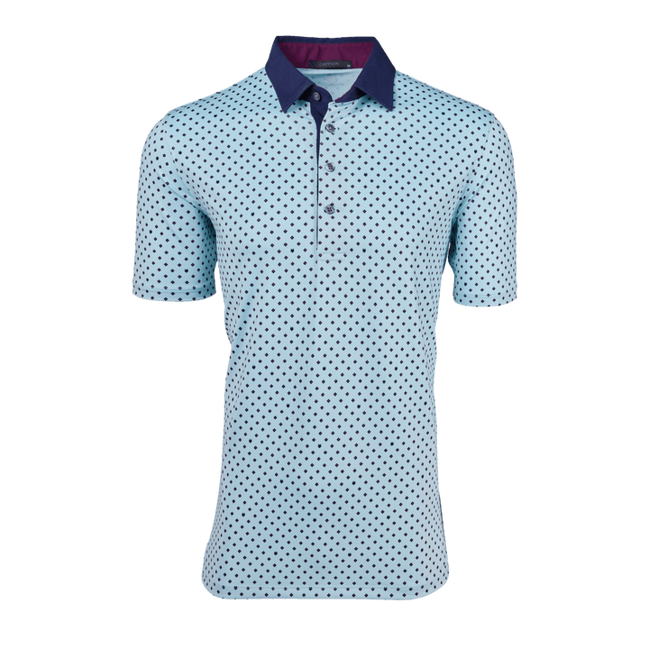 Mens G Squared Short Sleeve Polo - Performance Printed Polo