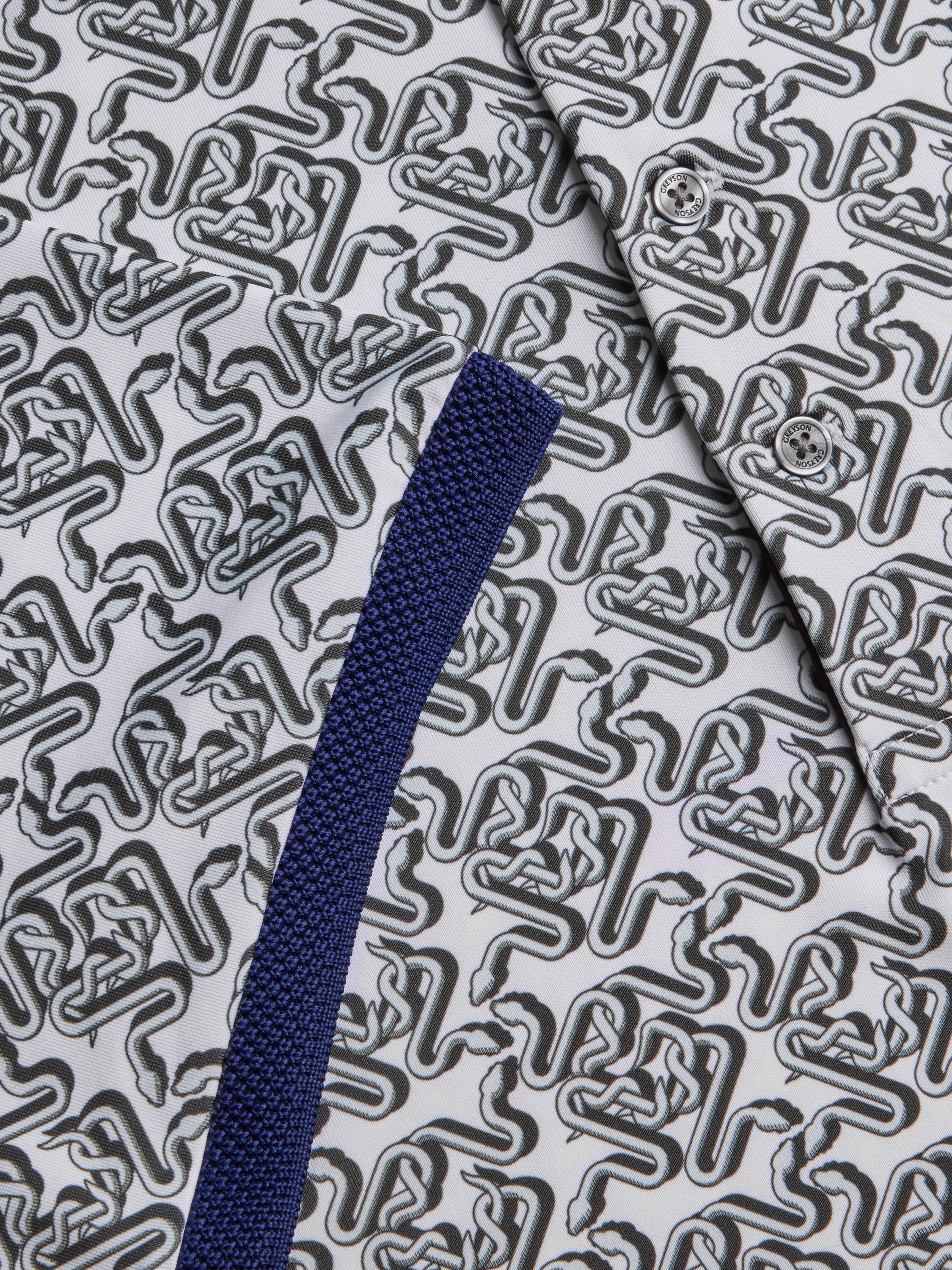 GREYSON グレイソン　Flock together poro 表記M Greyson Golf Shirt - Flock Together Polo - Arctic SS25