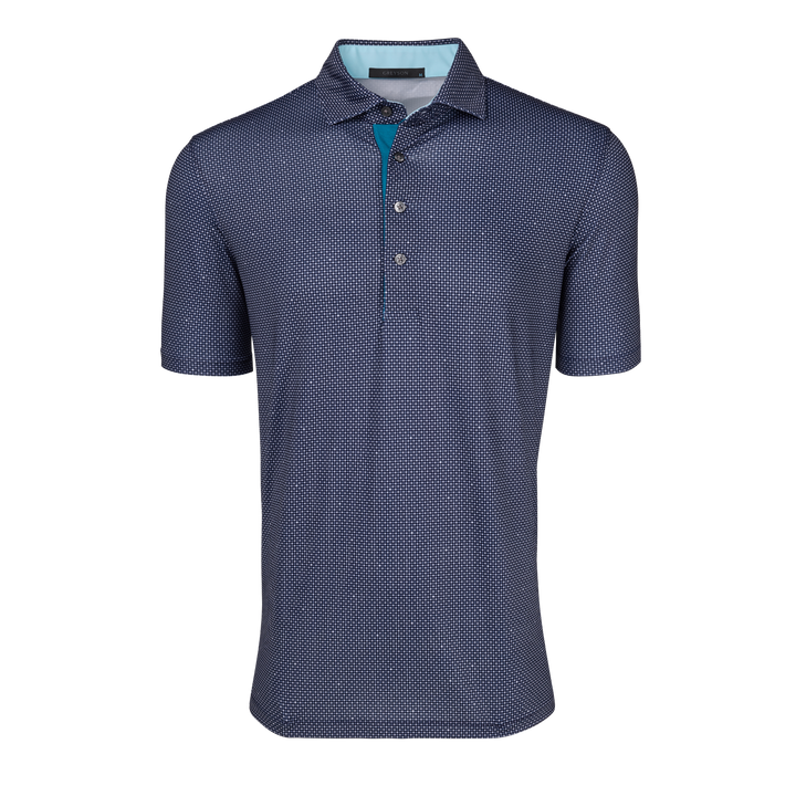 Printed Performance - Polo Sleeve Short Beacon Mens 表記M poro　 グレイソン　Beacon GREYSON Polo Knit with メンズウェア