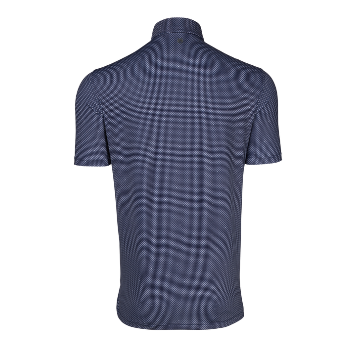 Mens Beacon Short Sleeve Polo - Performance Printed Polo with Knit