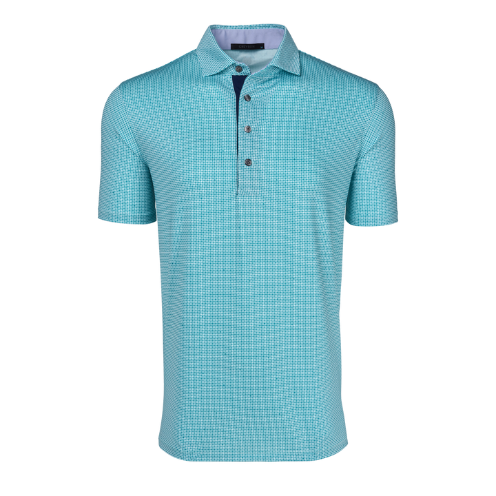 GREYSON グレイソン　Beacon poro　 表記M Mens Beacon Short Sleeve Polo - Performance Printed Polo with Knit