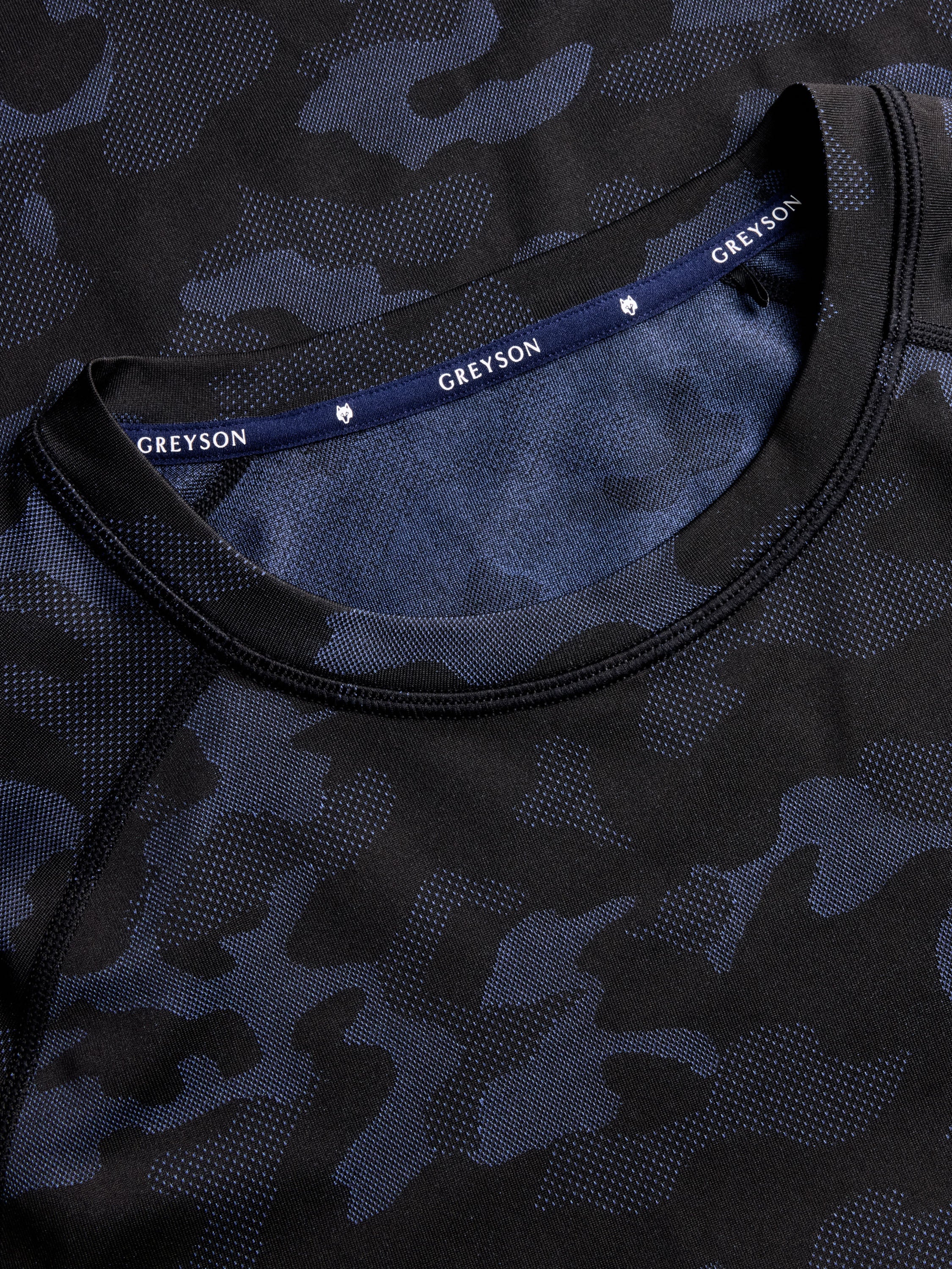 Men Workout Shirt: Camo Kennebec Long Sleeve Sport Tee