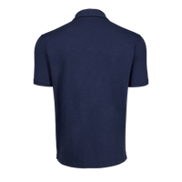 Alpha Slub Johnny Collar Polo
