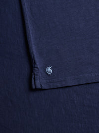 Alpha Slub Johnny Collar Polo