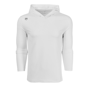 Falcon Blue Greyson Guide Sport Hoodie - Front View, Men's Lightweight Performance Hoodie | Greyson Clothiers