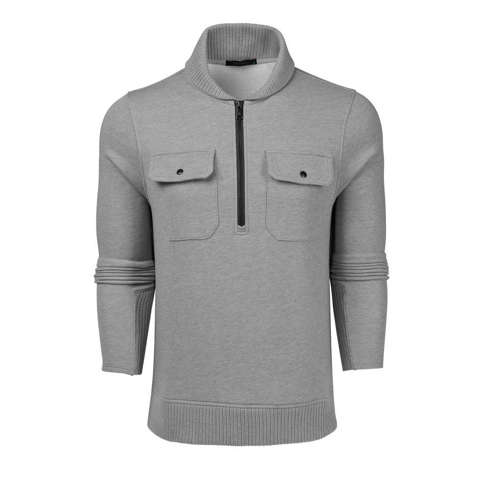 Utah Shawl Collar Half-Zip Sweater