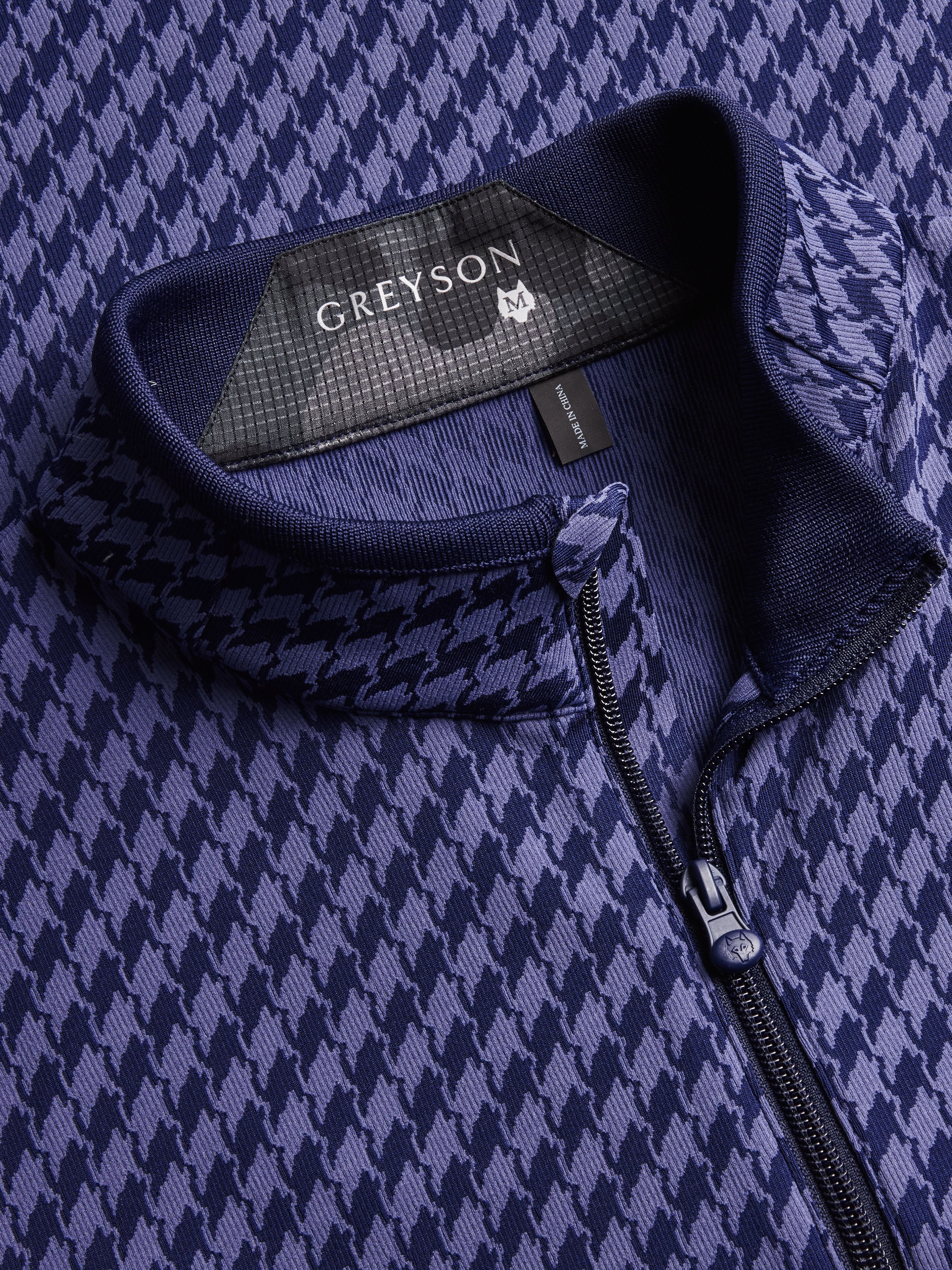 Mens Sacred Spirits Jacquard Quarter-Zip | Greyson Clothiers