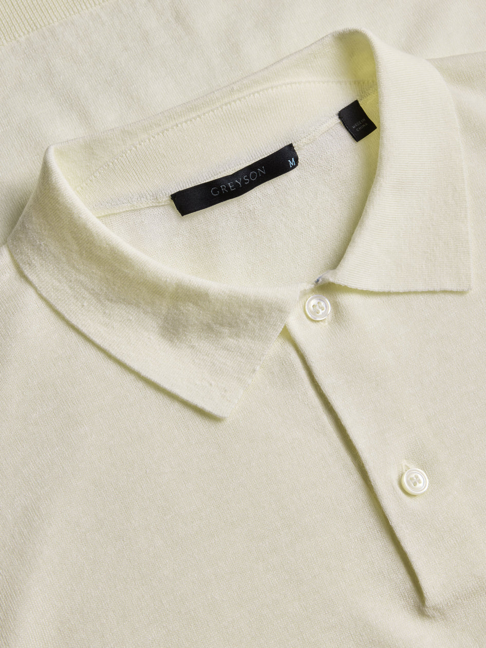 Greyson Clothiers Napeague Short Sleeve Sweater Polo