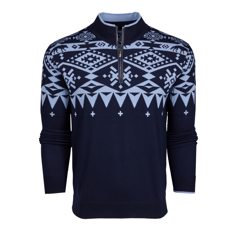 Unita Intarsia Quarter-Zip