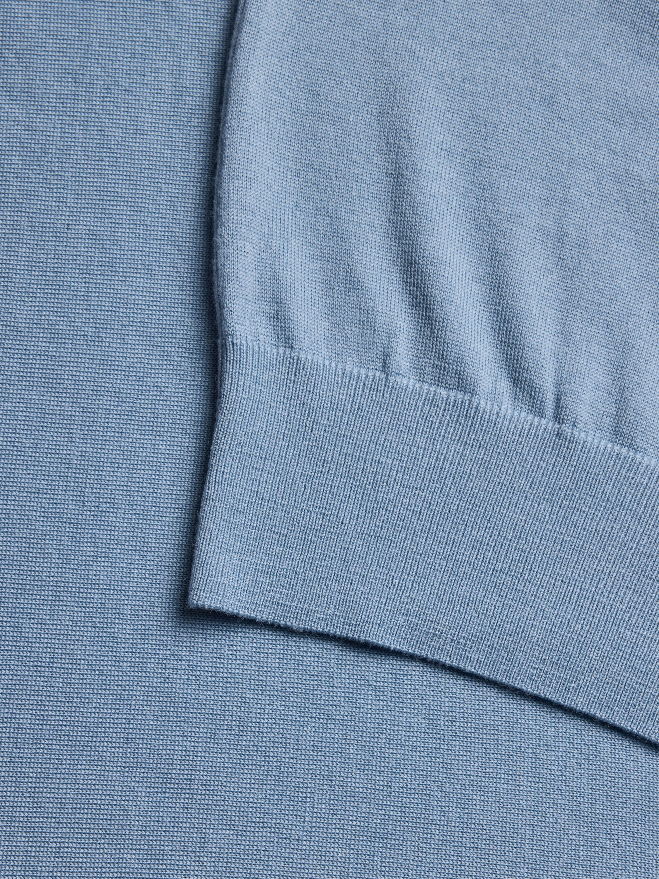 Mens Saratoga Sweater Polo - Tropical Weight Merino Wool
