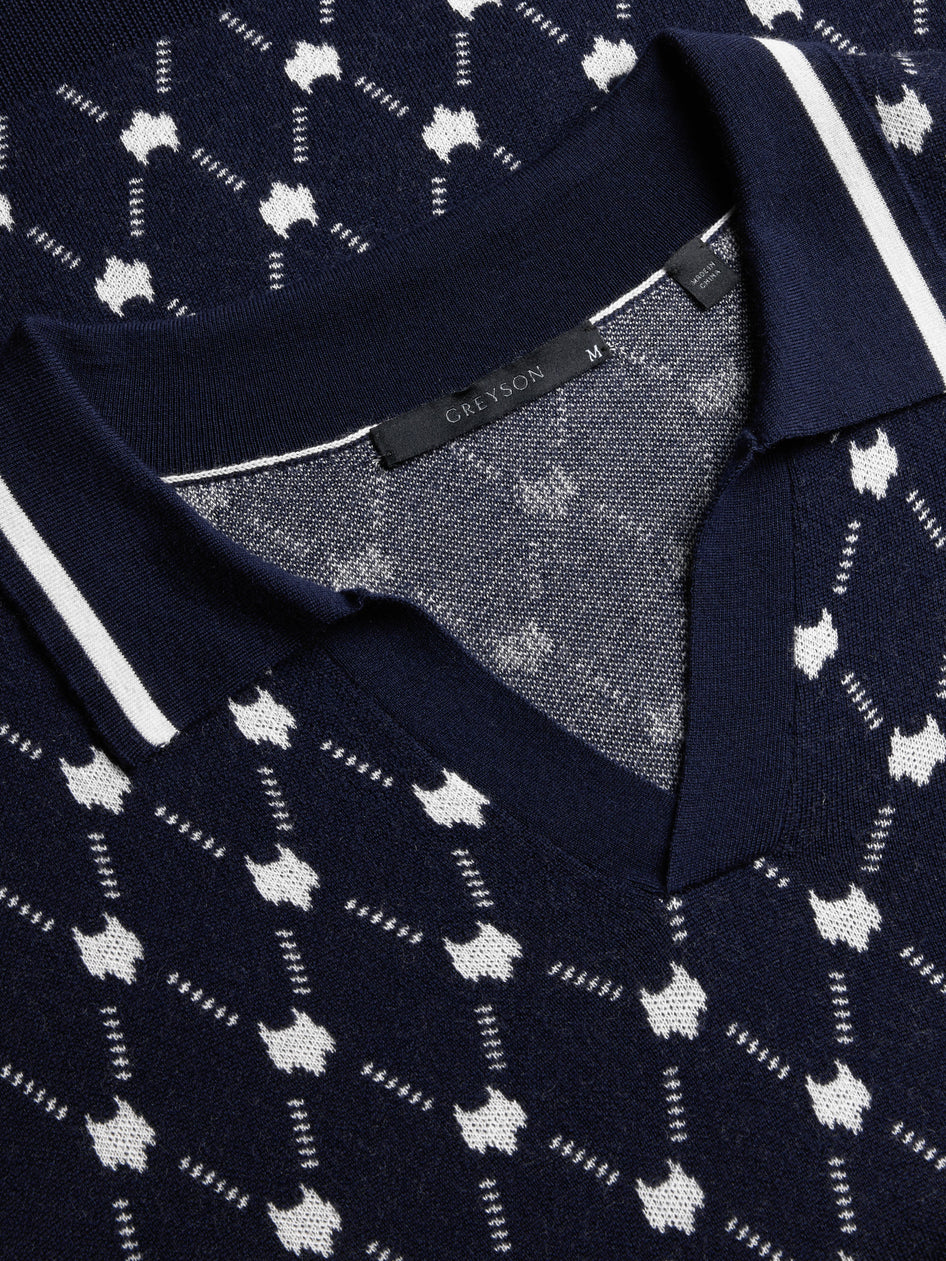Greyson Clothiers Wolf Chain Johny Collar Saratoga Polo
