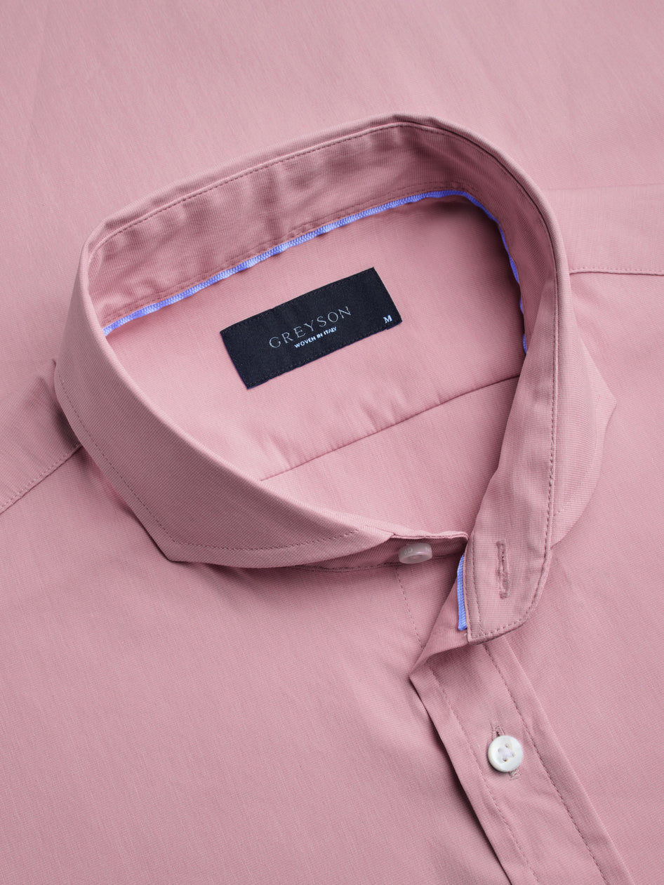 dusty pink dress shirt men Daniel Ellissa Mens Dusty Rose Pink Dress Shirt DS3001 21.5 35-36 Big and Tall