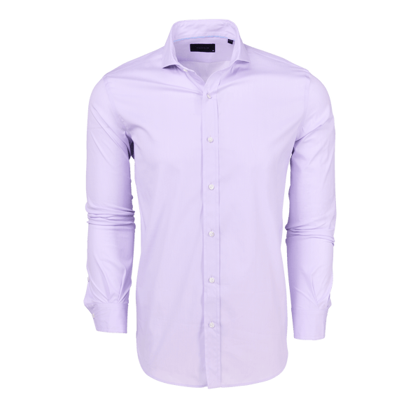 Mens End-on-End Woodward Shirt - Classic Cotton Collared Dress Shirt Mens End-on-End Woodward Shirt - Classic Cotton Collared Dress Shirt