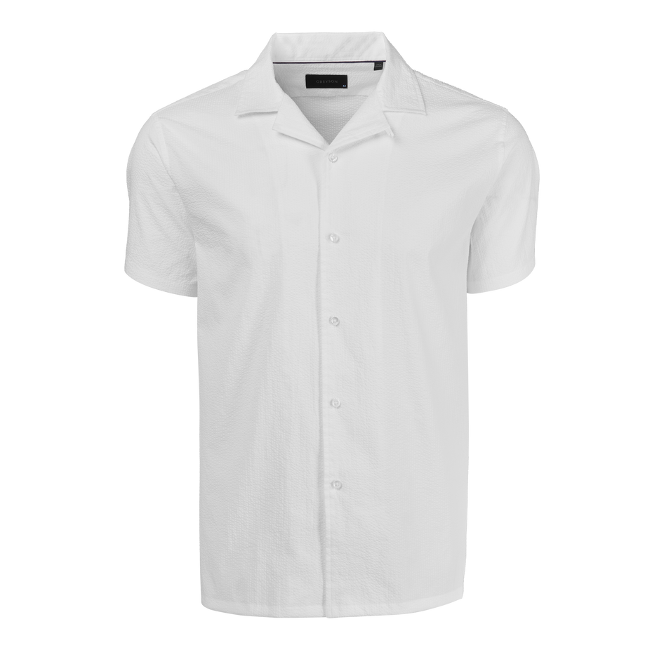 Rhodes Seersucker Camp Shirt