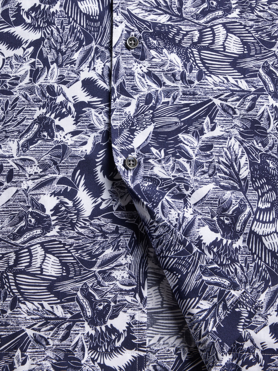 Greyson Clothiers Stamped Lincoln Camp Shirt