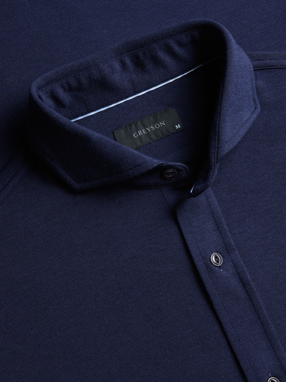 Men's Catskill Knit Shirt in Grey, Size XL by Greyson Clothiers Men's Catskill Knit Shirt in Grey, Size XL by Greyson Clothiers