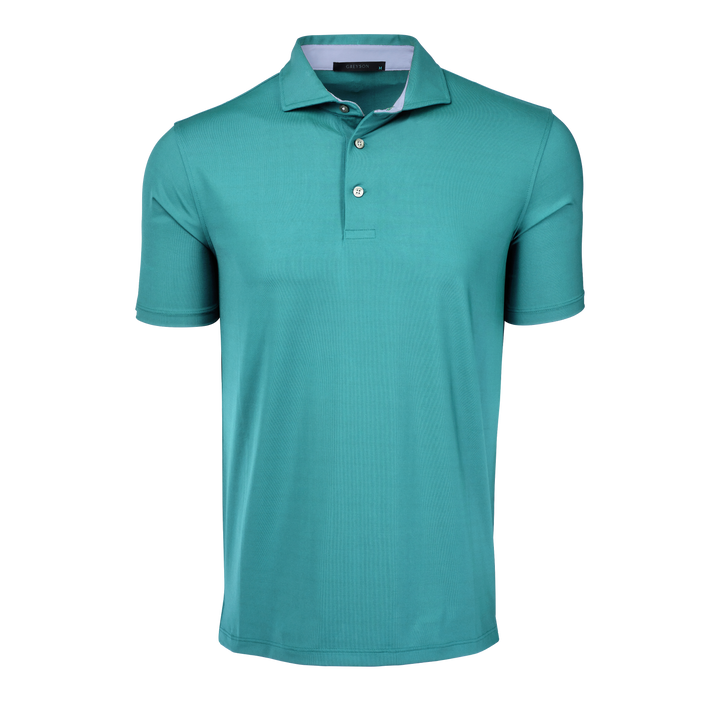 Mens Cayuse Short Sleeve Polo - Performance Knit Polo with Spread