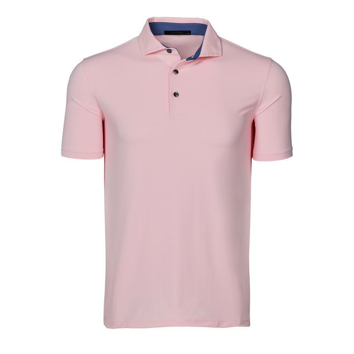 Mens Cayuse Short Sleeve Polo - Performance Knit Polo with Spread 