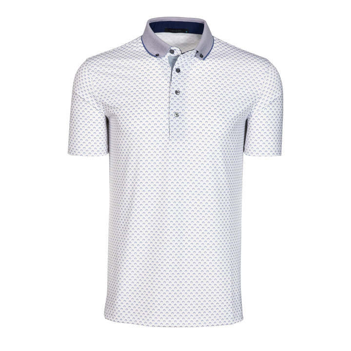Mens Angels Crest Short Sleeve Polo - Performance Printed Polo