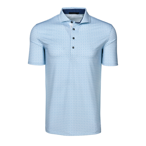 Mens Ghost Thistle Short Sleeve Polo - Performance Printed Polo