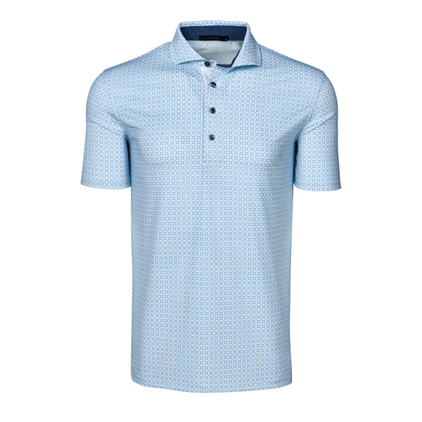GREYSON（グレイソン）ポロシャツ 狼デザイン GO/LOOK!（ゴルック）｜GREYSON SHADOW WOLF POLO / ARCTIC