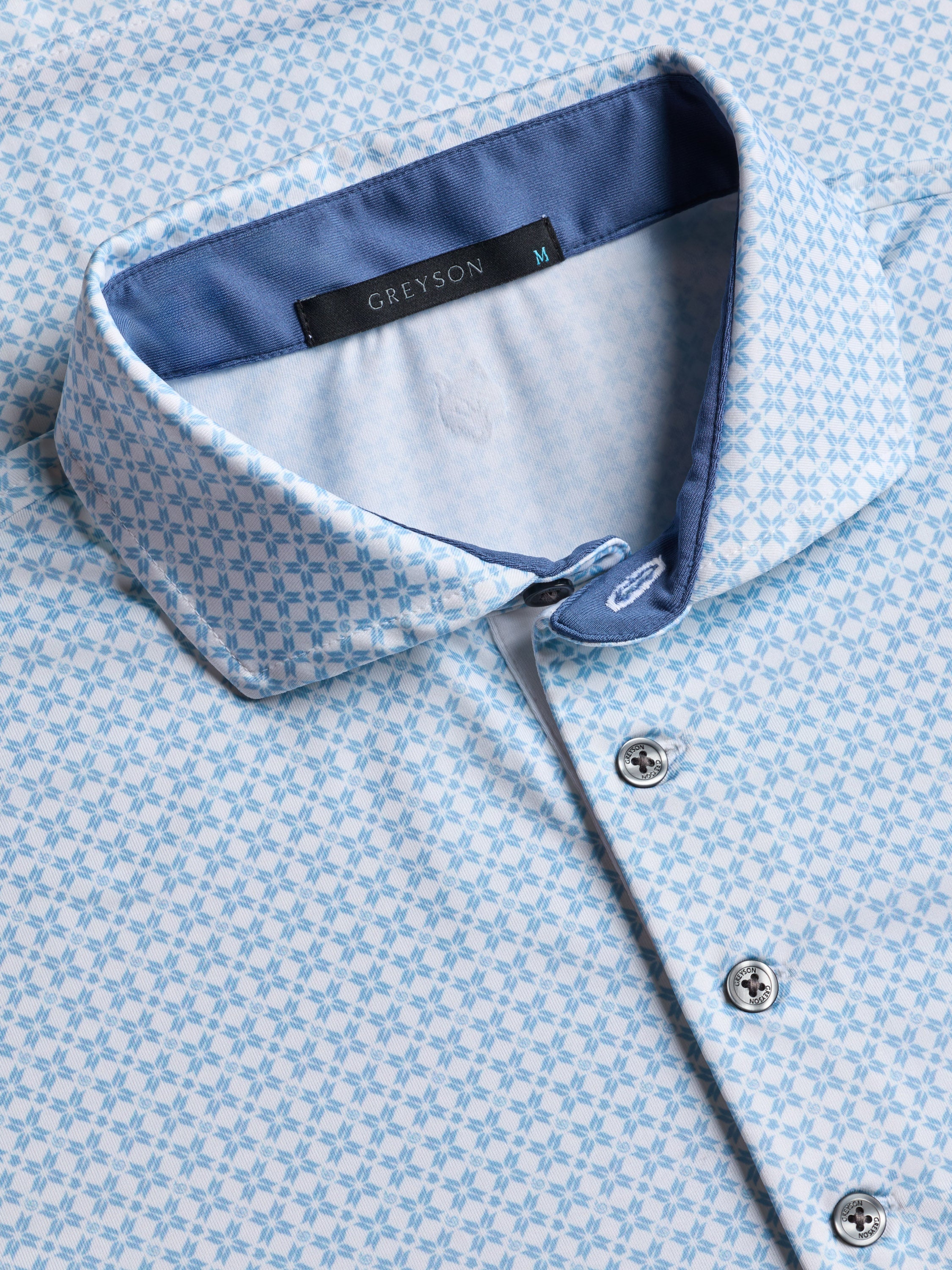 Mens Ghost Thistle Short Sleeve Polo - Performance Printed Polo